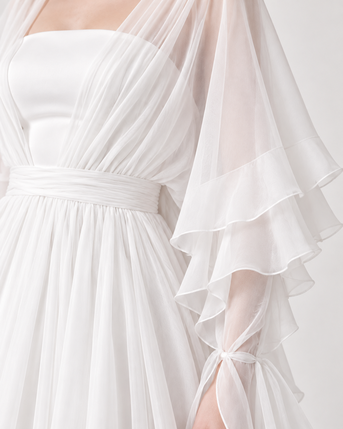 Solenne Chiffon Maxi Dress