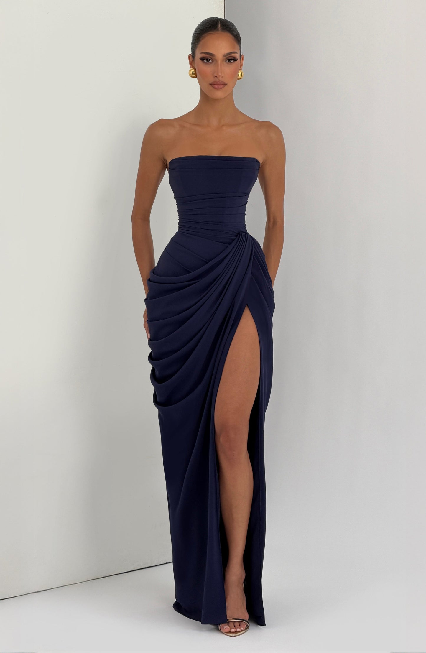 AURELIA MAXI DRESS – NAVY