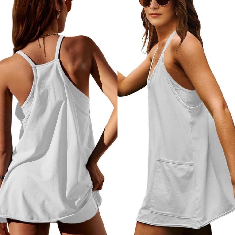 AMELIA | Mini Dress with Built-in Shorts