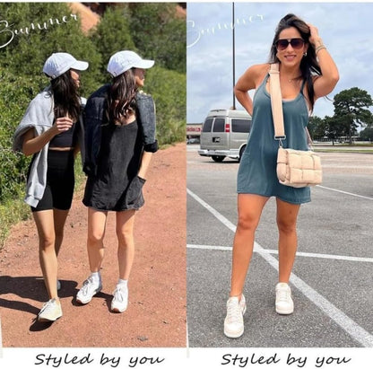 AMELIA | Mini Dress with Built-in Shorts