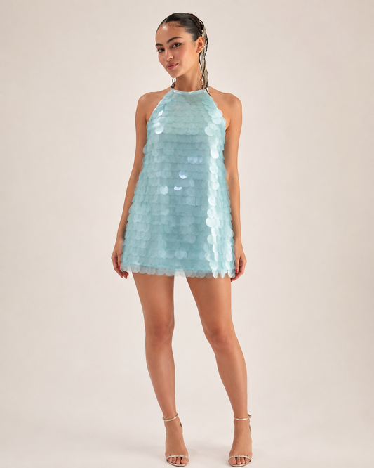 Celestia Sequin Mini Dress