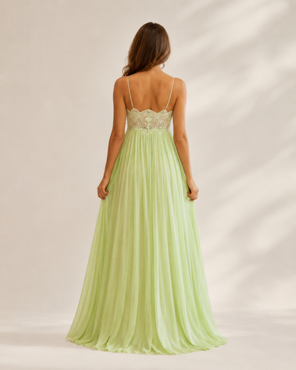 Liora | Lace Flow Maxi Dress