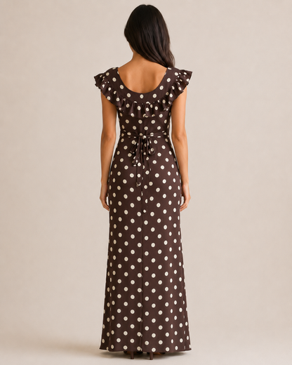 Sienna Polka Dot Maxi Dress