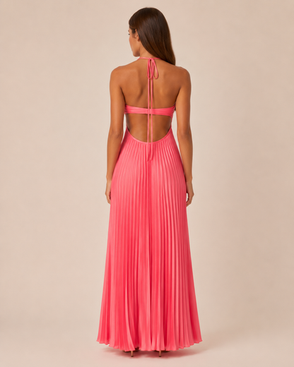 Alessia Pleated Maxi Dress