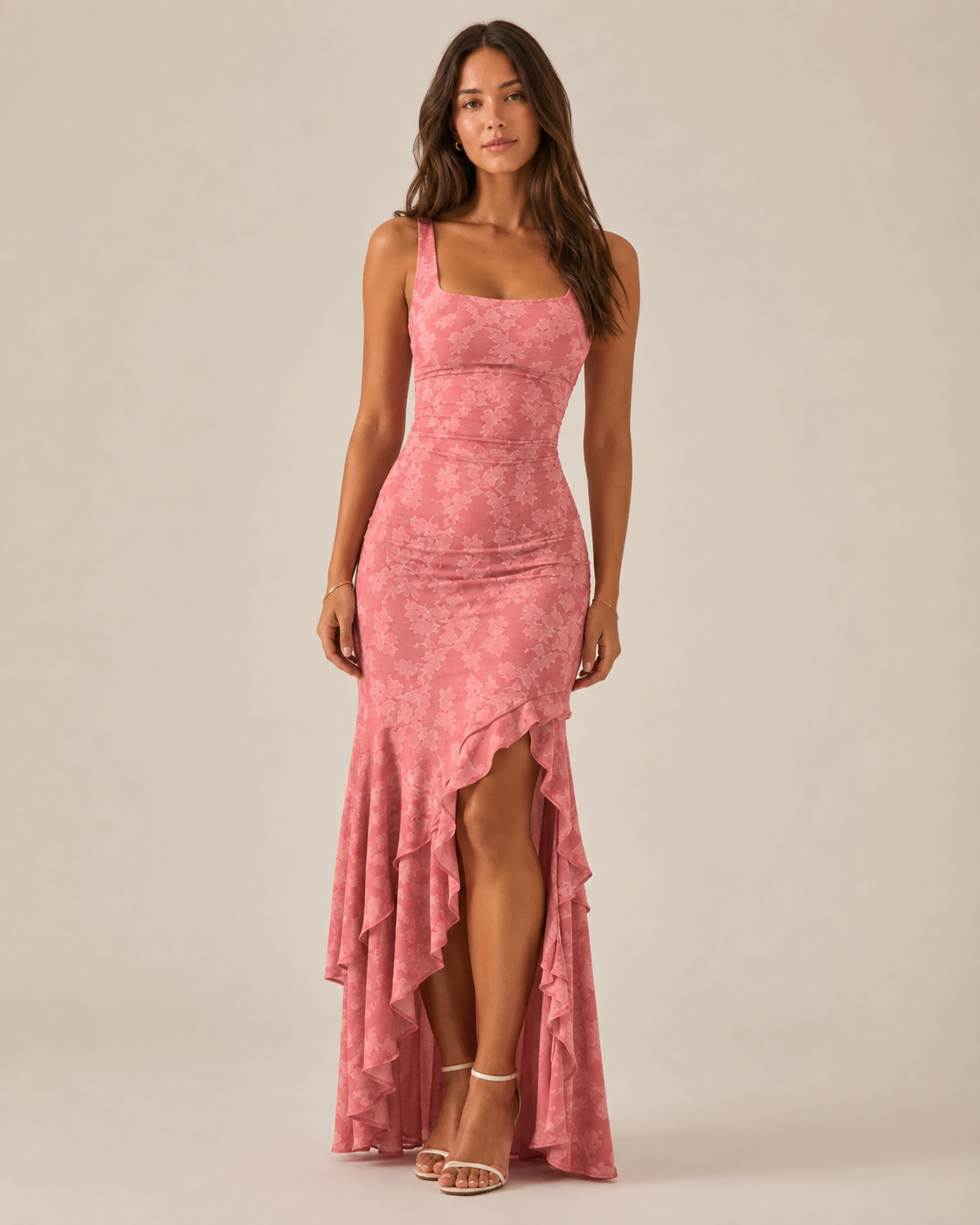 Rosalie Ruffle Maxi Dress