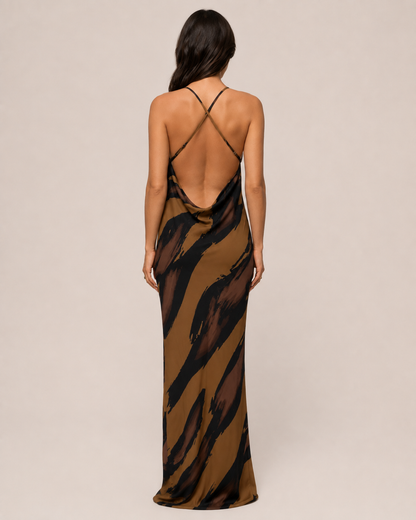 Amara Abstract Maxi Dress