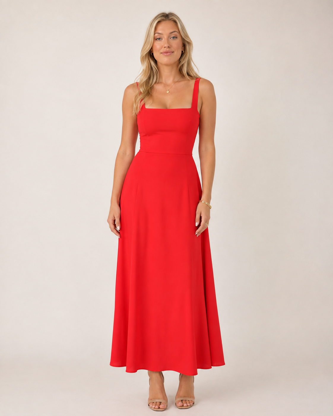 Amara Tie-Back Maxi Dress
