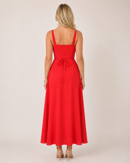 Amara Tie-Back Maxi Dress