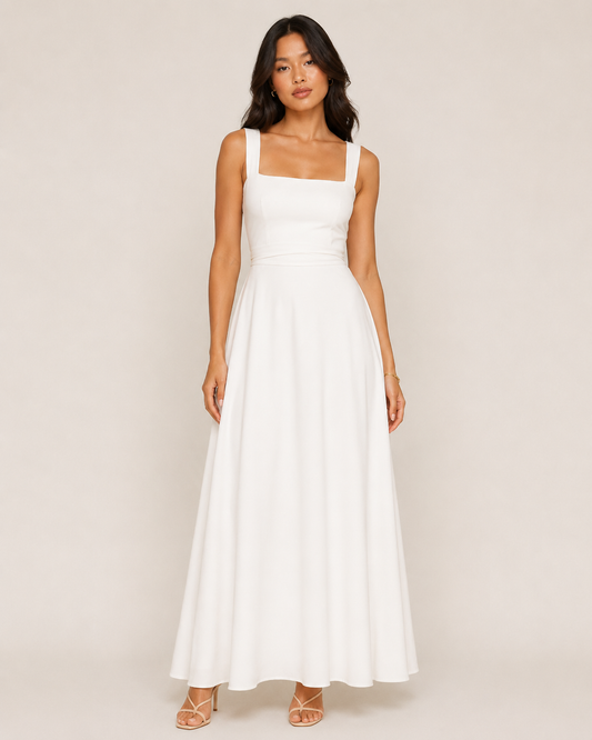 Amara Tie-Back Maxi Dress