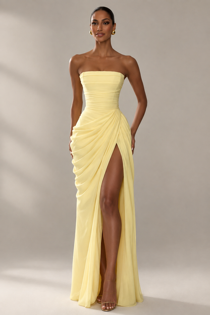 The Soleil Ruched Gown