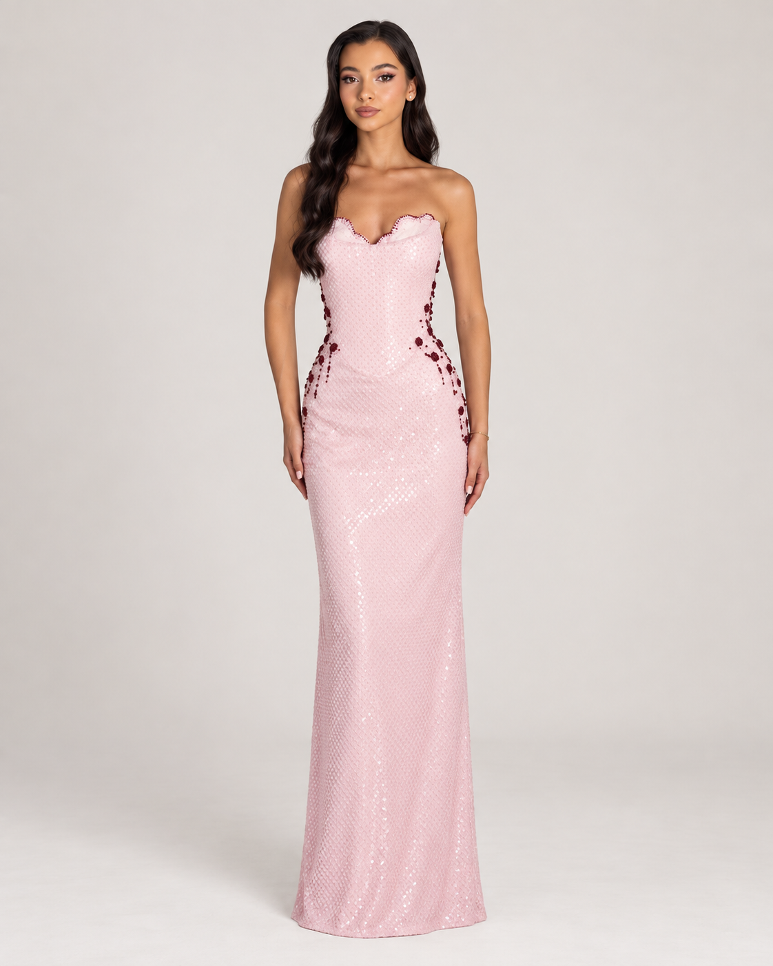 Roselle – Embellished Sequin Maxi Dress