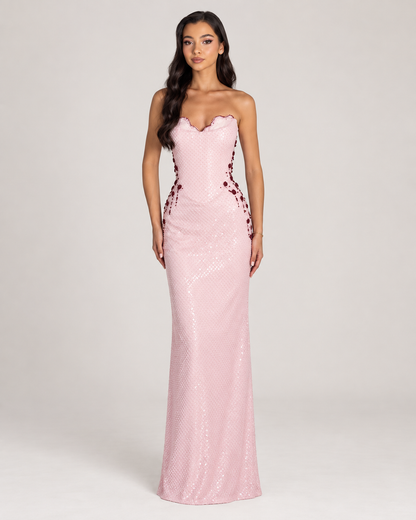 Roselle – Embellished Sequin Maxi Dress