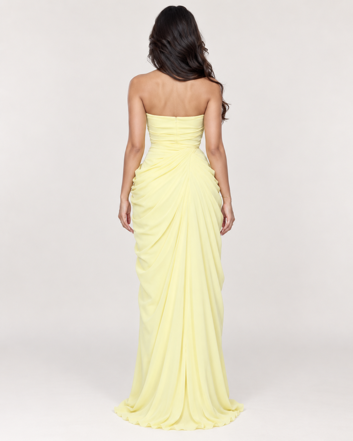 Solenne Draped Maxi Dress