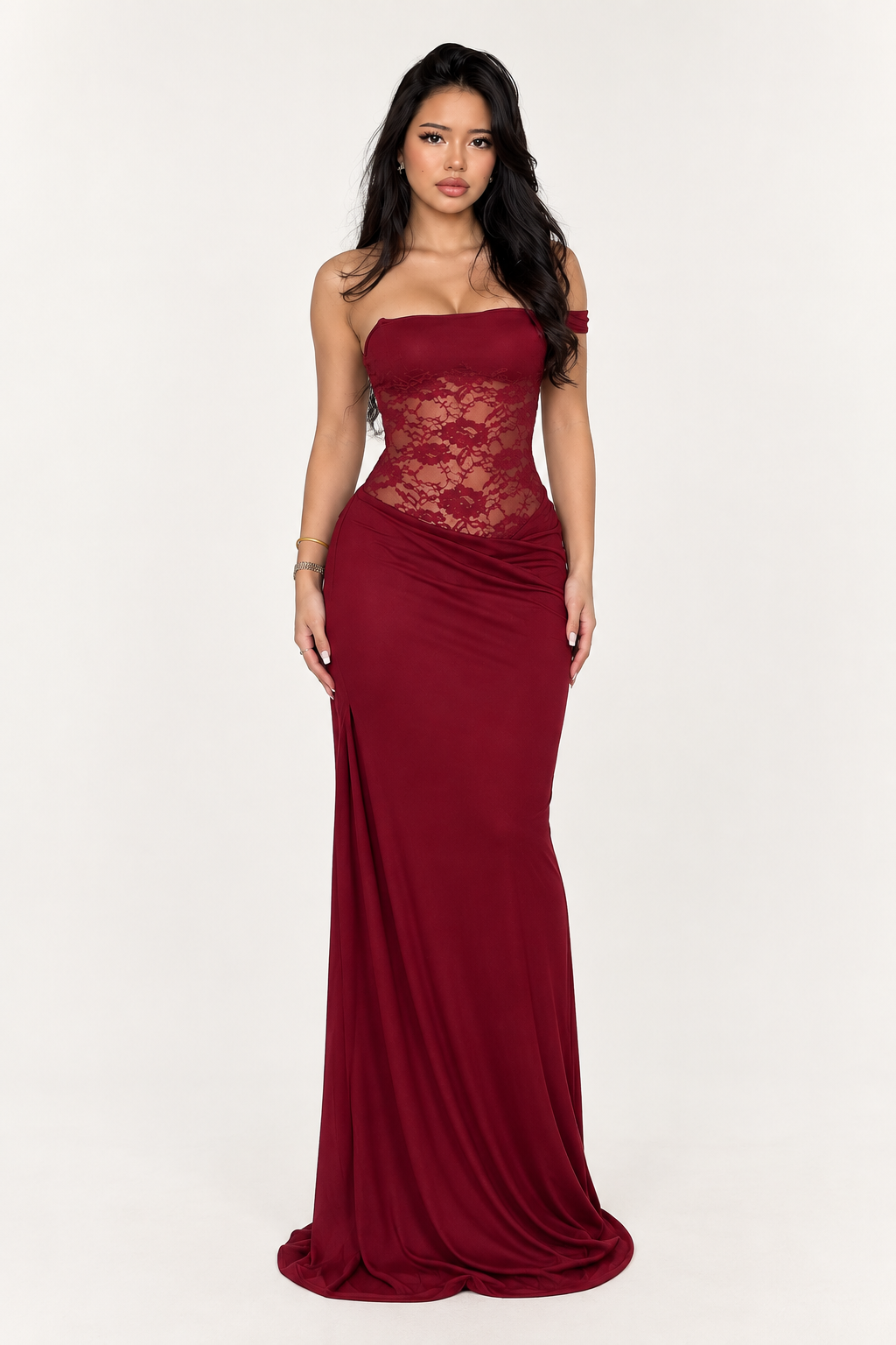 Rosalyn Lace Maxi Dress