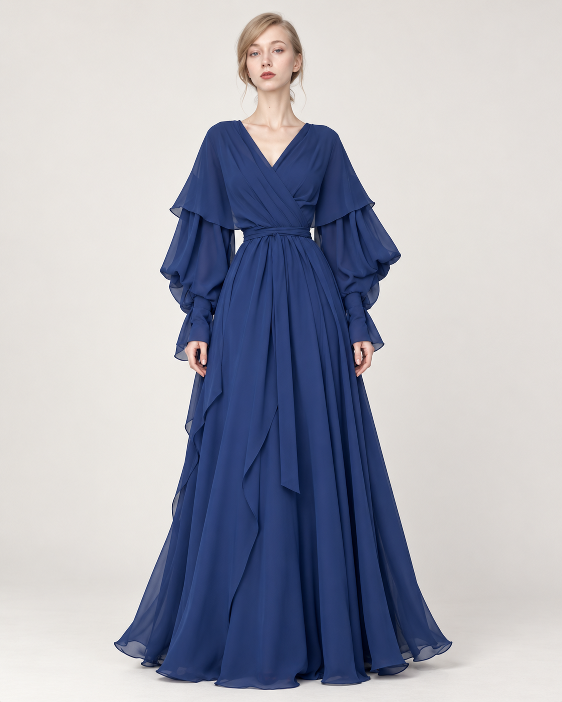 Virelle Draped Maxi Dress
