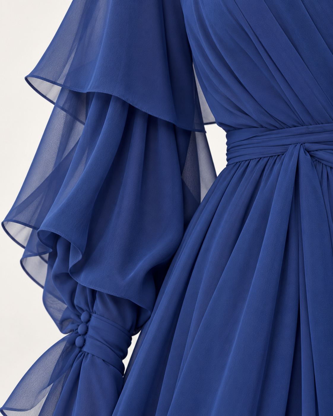 Virelle Draped Maxi Dress