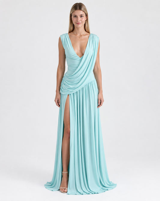 Aveline Drape Maxi Dress