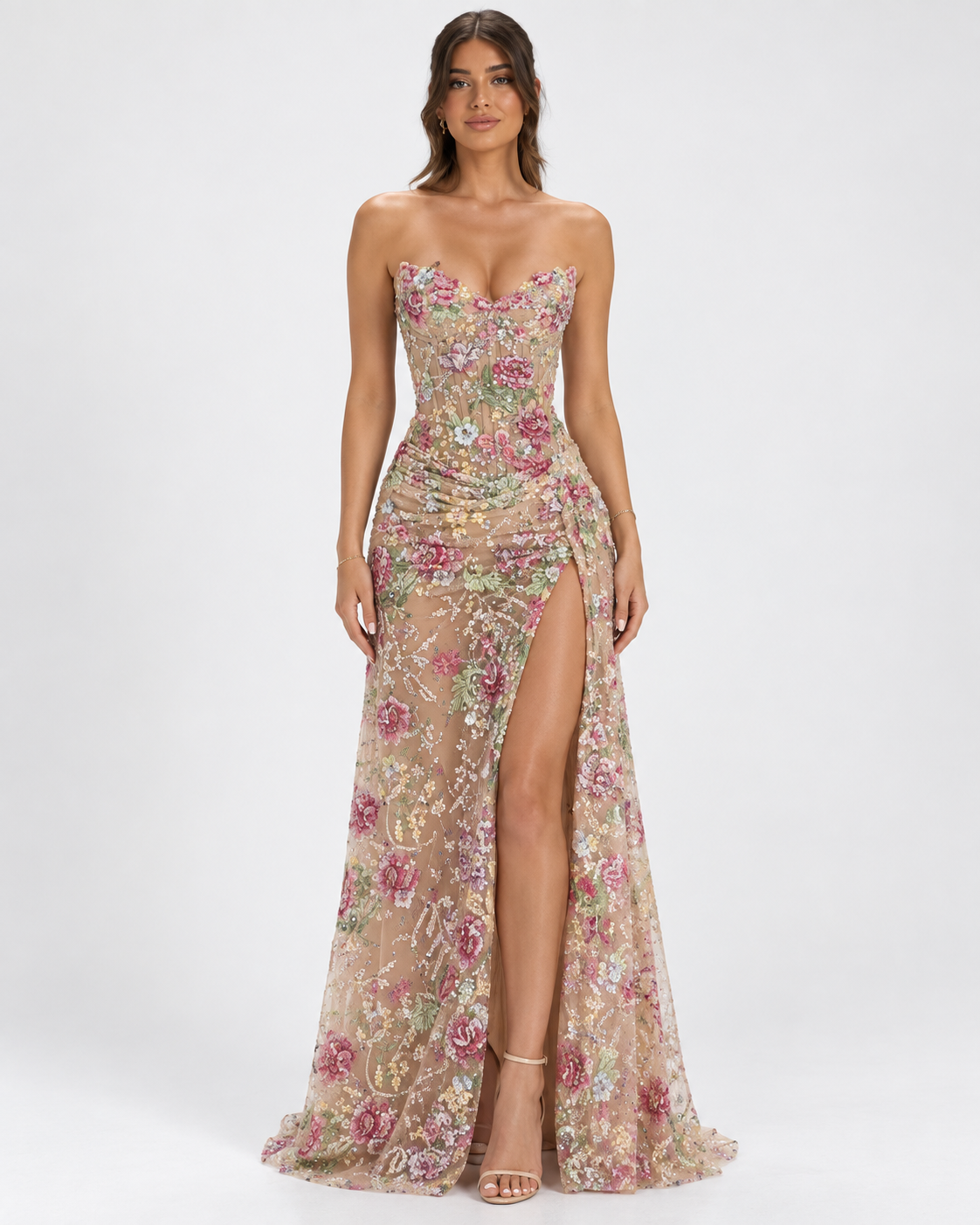 Florienne Embellished Maxi Dress