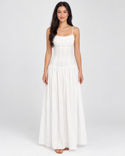 Aveline Drop-Waist Maxi Dress