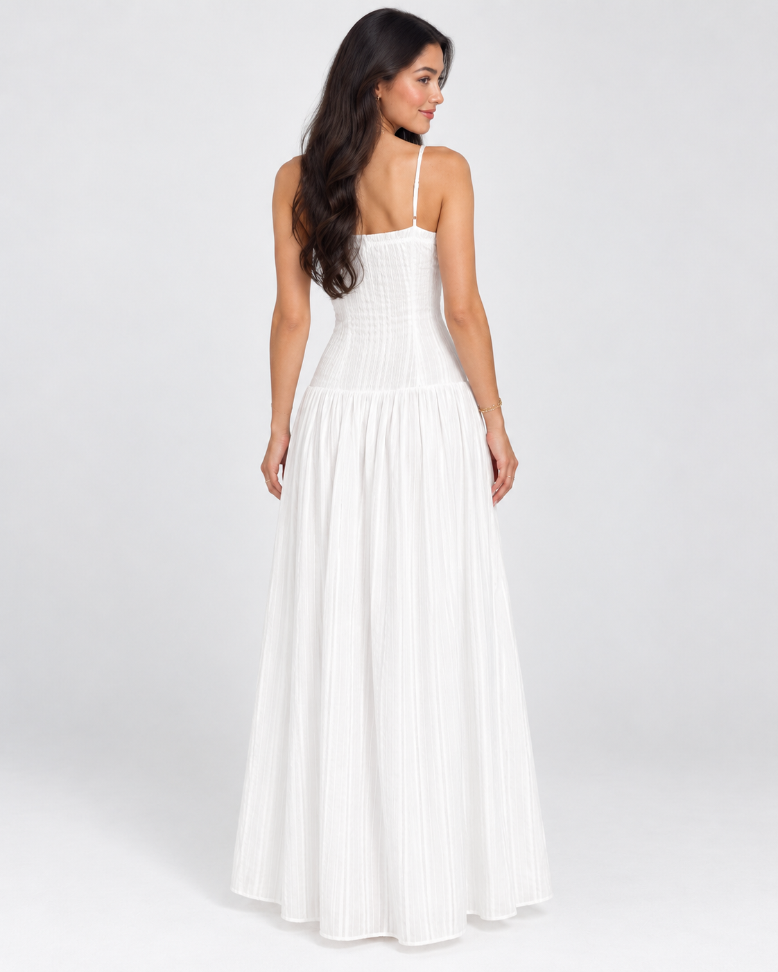 Aveline Drop-Waist Maxi Dress