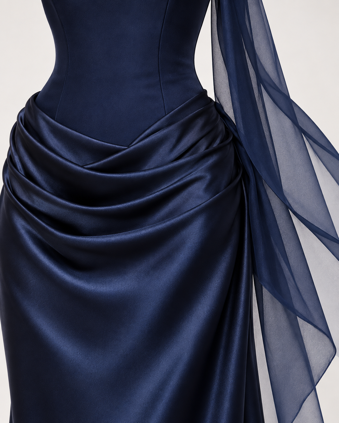 Noctelle Satin Maxi Dress