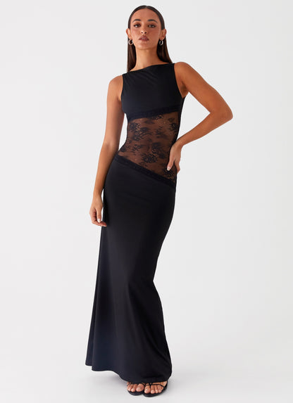 VELA MAXI DRESS – BLACK