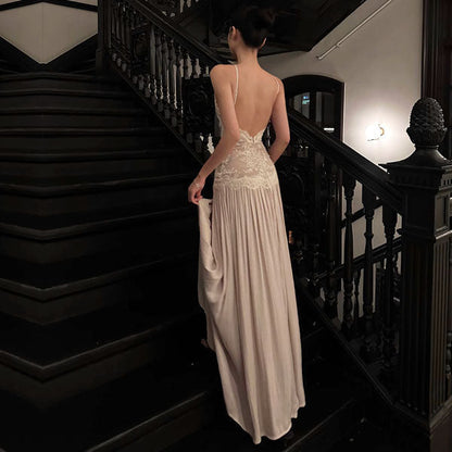 Arisa Ethereal Lace Evening Dress
