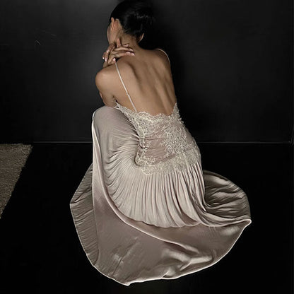 Arisa Ethereal Lace Evening Dress