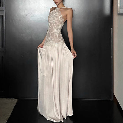 Arisa Ethereal Lace Evening Dress