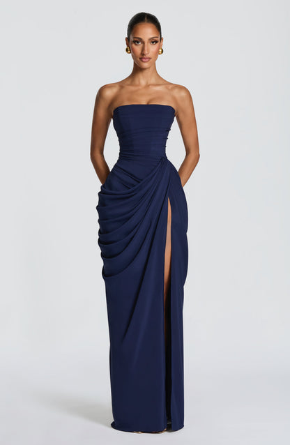 AURELIA MAXI DRESS – NAVY