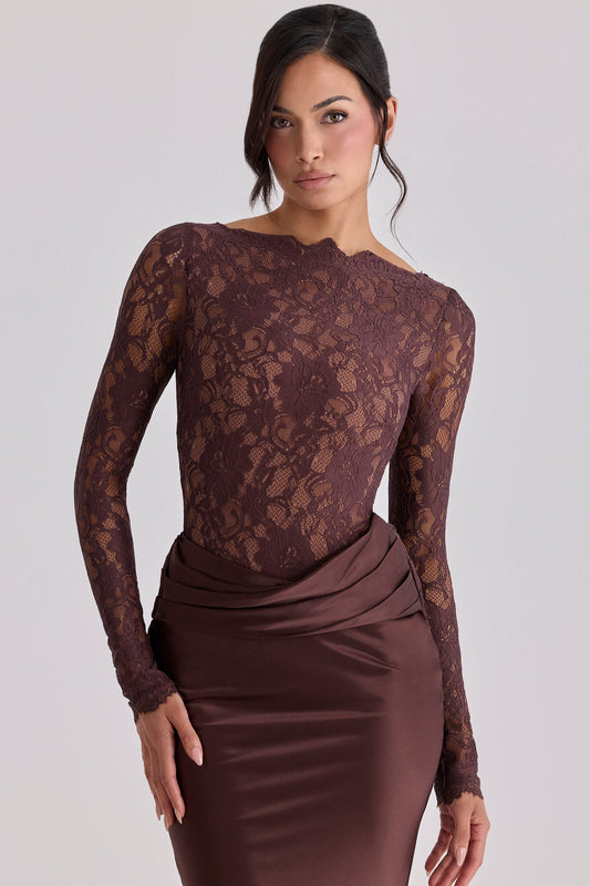 Fisea Espresso Maxi Dress